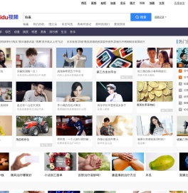 百度视频——业界领先的中文视频搜索引擎之一
